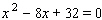 Is   a solution to the equation   ?
