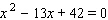 Solve the quadratic equation. Use whatever method seems to fit the situation or is convenient for you.