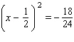 Solve the quadratic equation. Use whatever method seems to fit the situation or is convenient for you.