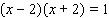 Solve the quadratic equation. Use whatever method seems to fit the situation or is convenient for you.