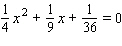 Solve the quadratic equation. Use whatever method seems to fit the situation or is convenient for you.