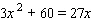 Solve the quadratic equation. Use whatever method seems to fit the situation or is convenient for you.