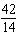 <strong>Write the following fraction as an equivalent fraction with denominator 14. </strong> A) B) C) D) E)