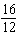 <strong>Write the following fraction as an equivalent fraction with denominator 12. </strong> A) B) C) D) E)