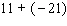 Work the following problem using the rule for addition of real numbers.