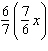 Use the associative property to rewrite the expression, and then simplify the result.