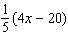 Apply the distributive property. Simplify when possible.  