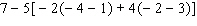 Simplify the expression.  