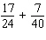 Perform the indicated operation and reduce the answer to lowest terms.