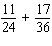 Find the LCD for each of the following; then perform the indicated operation and reduce the answer to lowest terms.