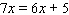 <strong>Find the solution for the equation. </strong> A) B) C) D) E)