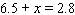 <strong>Find the solution for the equation. </strong> A) B) C) D) E)