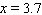 <strong>Find the solution for the equation. </strong> A) B) C) D) E)