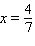 <strong>Solve the equation. </strong> A) B) C) D) E)