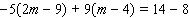 Apply the distributive property to remove the parentheses, then simplify each side before using the addition property of equality. Then find the solution for the equation. __________