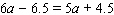 Find the solution for the equation. __________