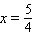<strong>Solve the equation. </strong> A) B) C) D) E)