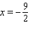 <strong>Solve the equation. </strong> A) B) C) D) E)