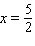 <strong>Solve the equation. </strong> A) B) C) D) E)