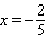 <strong>Solve the equation. </strong> A) B) C) D) E)