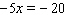 <strong>Solve the equation. </strong> A) B) C) D) E)