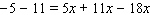 Simplify both sides as much as possible, and then solve.  