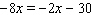 Solve the equation.  
