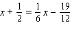 Solve.  