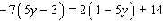 Solve the equation.  
