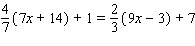 Solve the equation.  