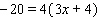 Solve the equation.  