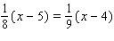 Solve the equation.  
