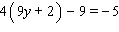 Solve the equation. Express your answer as an integer or a fraction reduced to lowest terms.