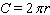 The circumference of a circle is given by the formula . Find if the circumference is 132 meters and is .