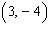 <strong>Give the coordinates of the point in the figure. </strong> A) B) C) D) E)