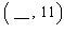 For the equation complete the ordered pair   .  