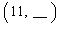 For the equation complete the ordered pair   .  