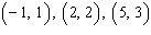 <strong>Complete the given ordered pairs for the equation. </strong> A) B) C) D) E)