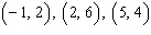 <strong>Complete the given ordered pairs for the equation. </strong> A) B) C) D) E)
