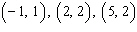<strong>Complete the given ordered pairs for the equation. </strong> A) B) C) D) E)