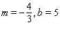 Graph the line with the given slope and y -intercept b .  