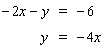 Solve the system using the substitution method. If the system is dependent or inconsistent , or if there is no solution , indicate this.