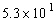<strong>The number is not in scientific notation because 53 is larger than 10. Write in scientific notation.</strong> A) B) C) D) E)