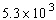 <strong>The number is not in scientific notation because 53 is larger than 10. Write in scientific notation.</strong> A) B) C) D) E)
