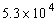 <strong>The number is not in scientific notation because 53 is larger than 10. Write in scientific notation.</strong> A) B) C) D) E)