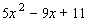 Subtract   from   .