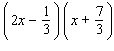 Multiply binomials using the COLUMN method.  