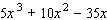 Factor the expression by taking out the greatest common factor.