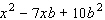 Factor the trinomial.  