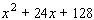 If one of the factors of   is   , what is the other factor?
